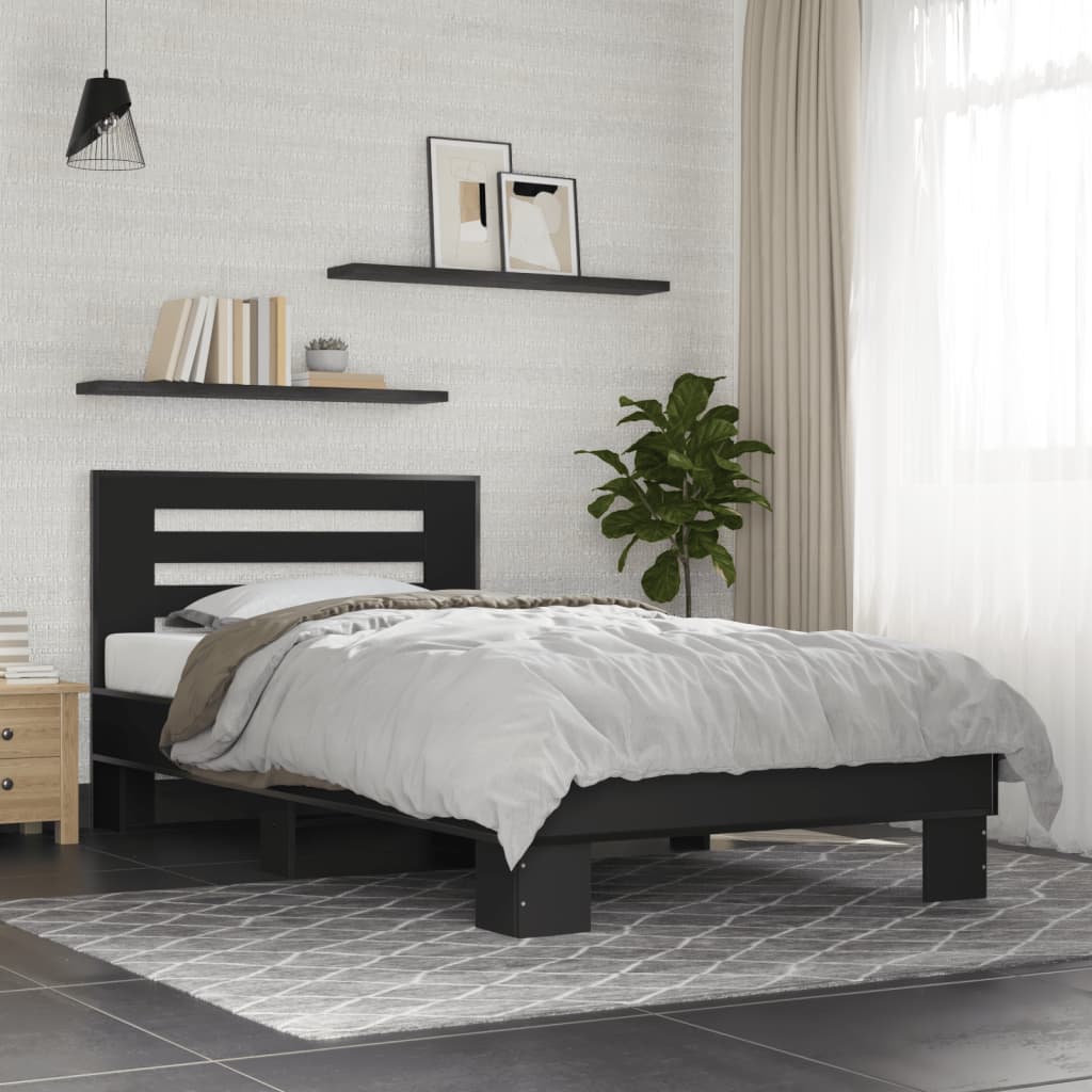 Bedframe Black 75x190cm Small Single