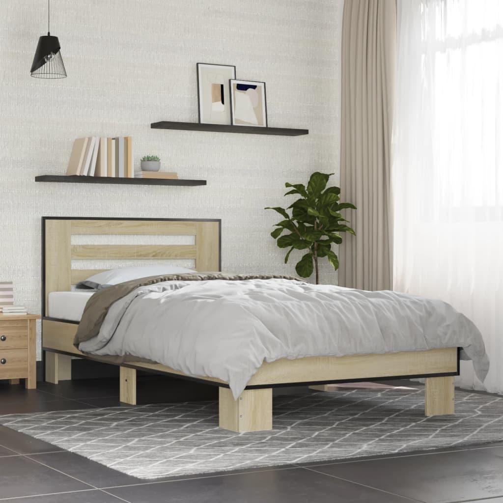 Bedframe Sonoma Oak 75x190cm Small Single