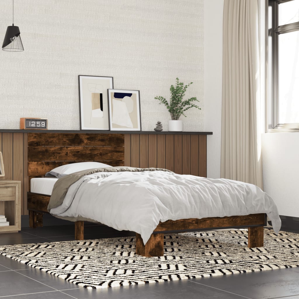 Bedframe Smoked Oak 90x200cm