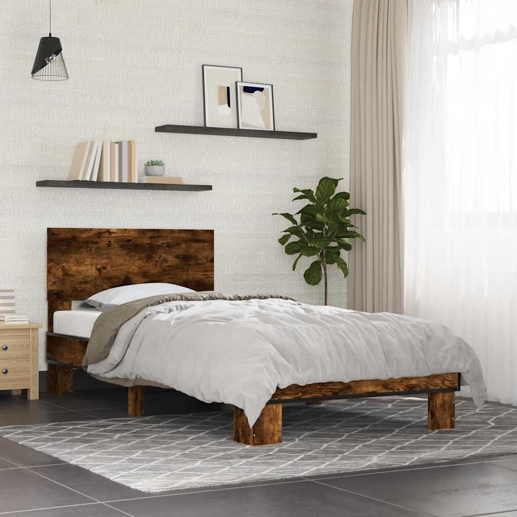 Bedframe Smoked Oak 90x200cm