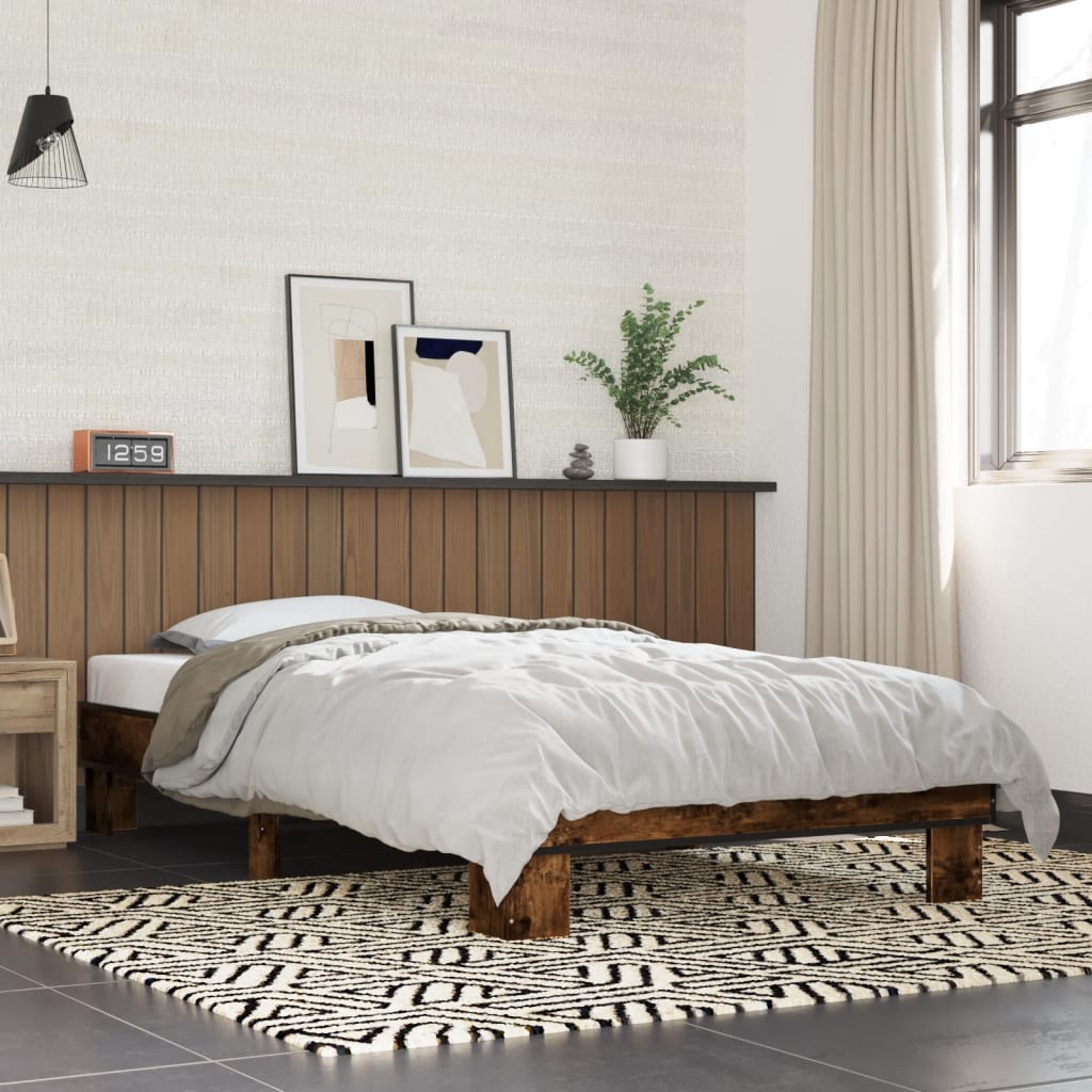 Bedframe Smoked Oak 75x190cm Small Single