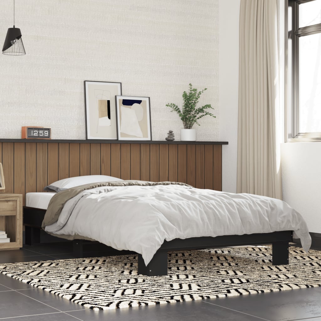 Bedframe Black 90x190cm Single