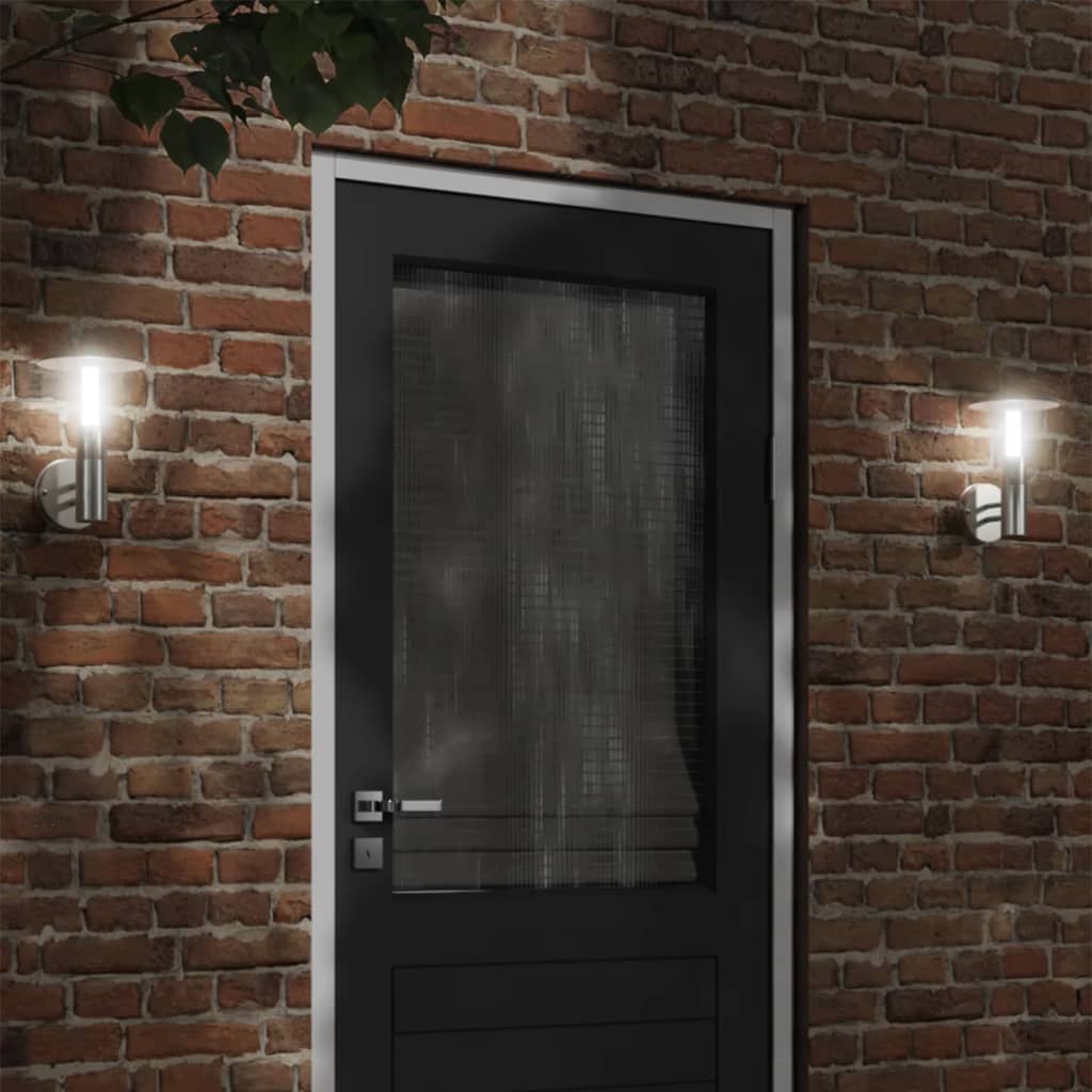 CRBURY Outdoor Wall Light Stainless Steel - Silver
