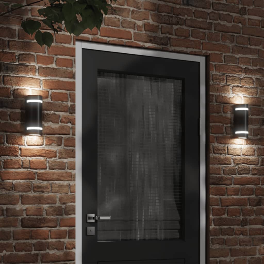 CRBURY Outdoor Wall Light Die-cast Aluminium - Black