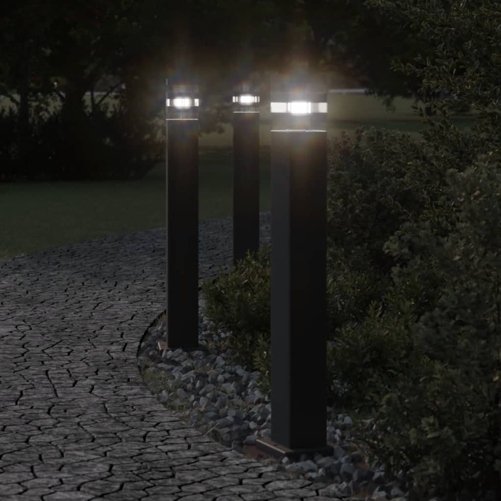 BAPARK Outdoor Floor Lamp 80 cm Aluminium - Black