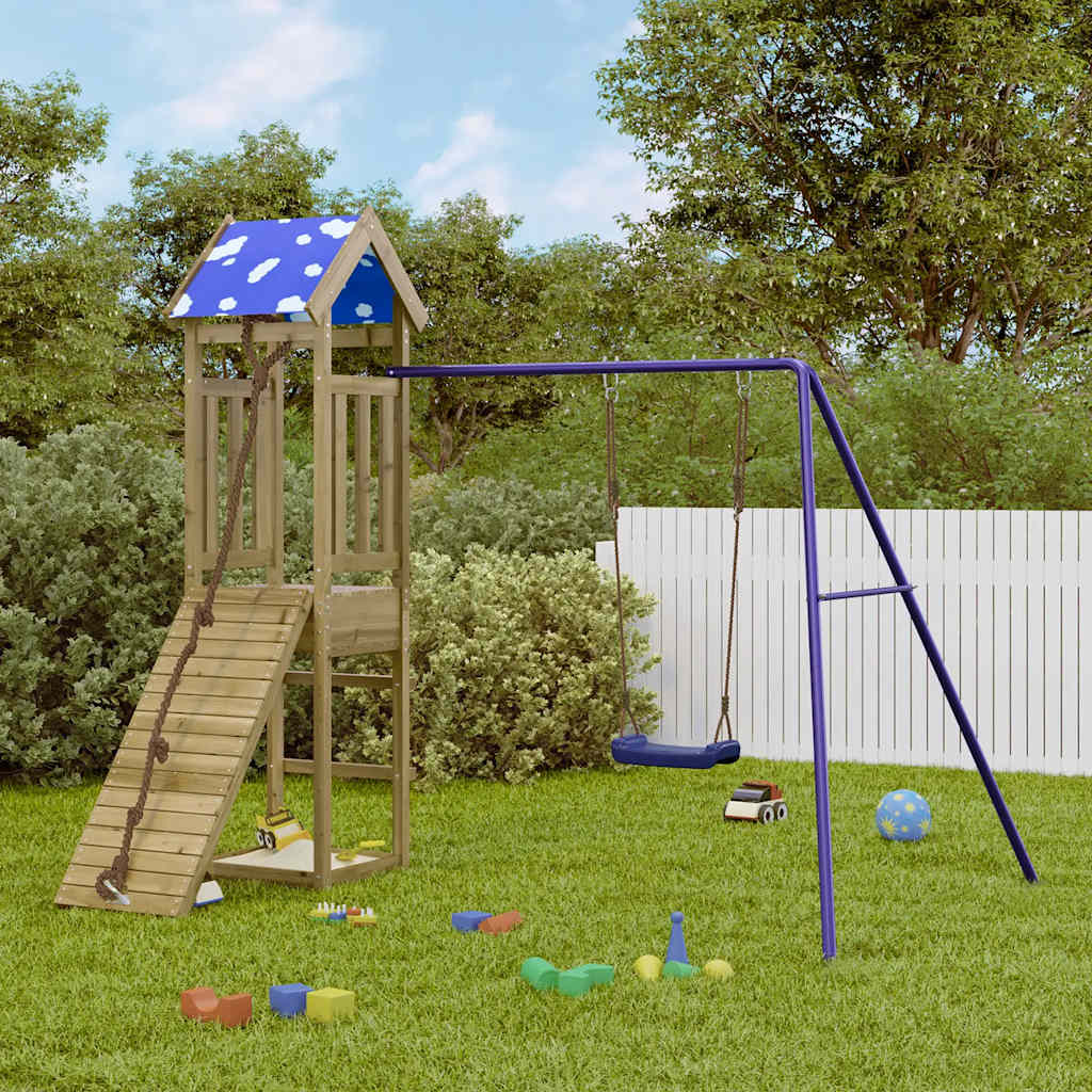 MOAMERE Outdoor Playset Impregnated Wood - Pine