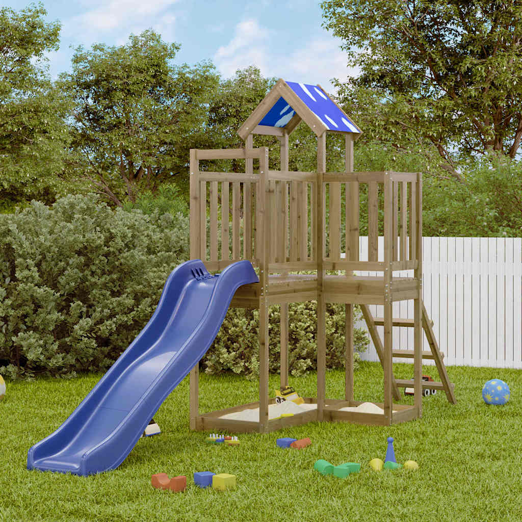 MOAMERE Outdoor Playset Impregnated Wood - Pine