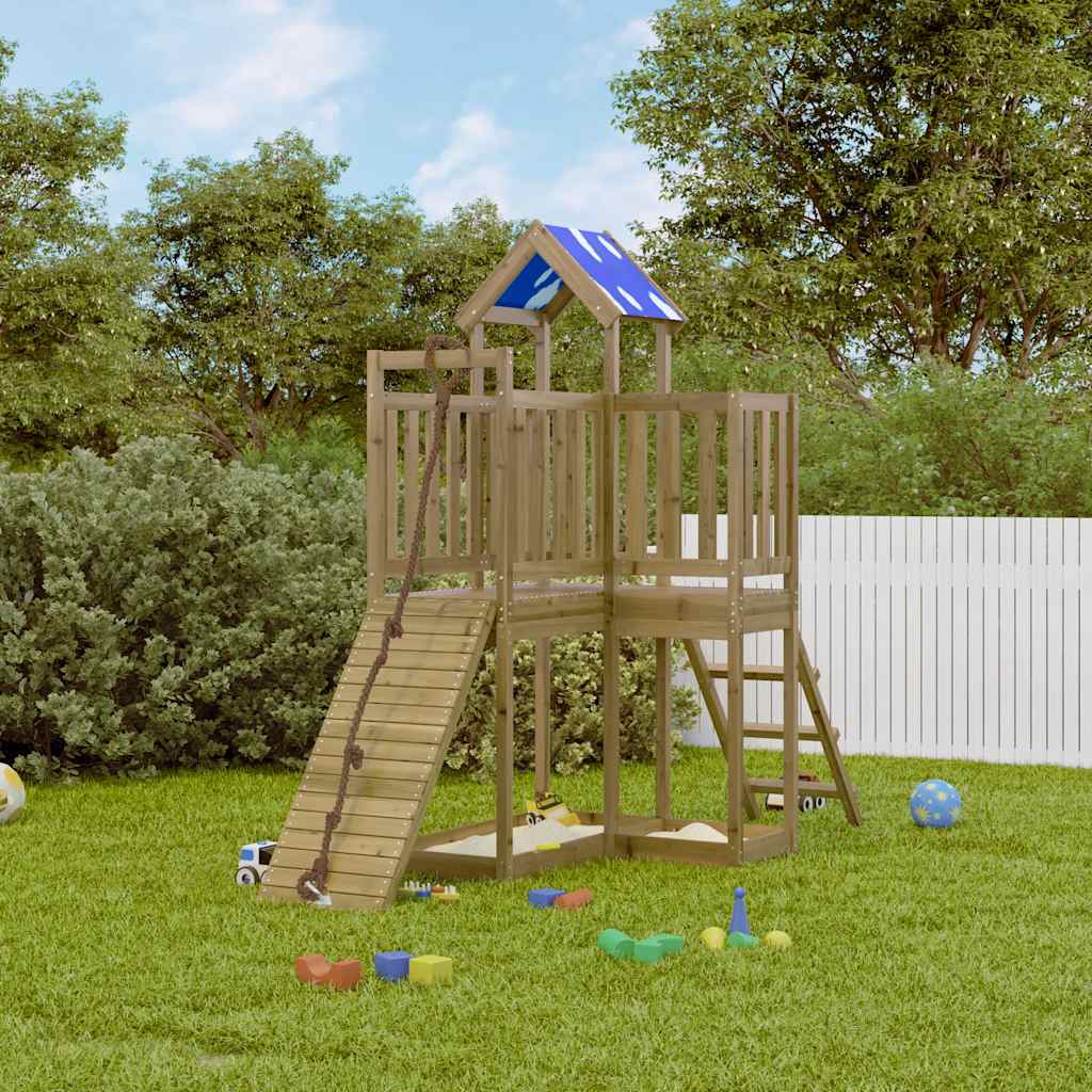 MOAMERE Outdoor Playset Impregnated Wood - Pine