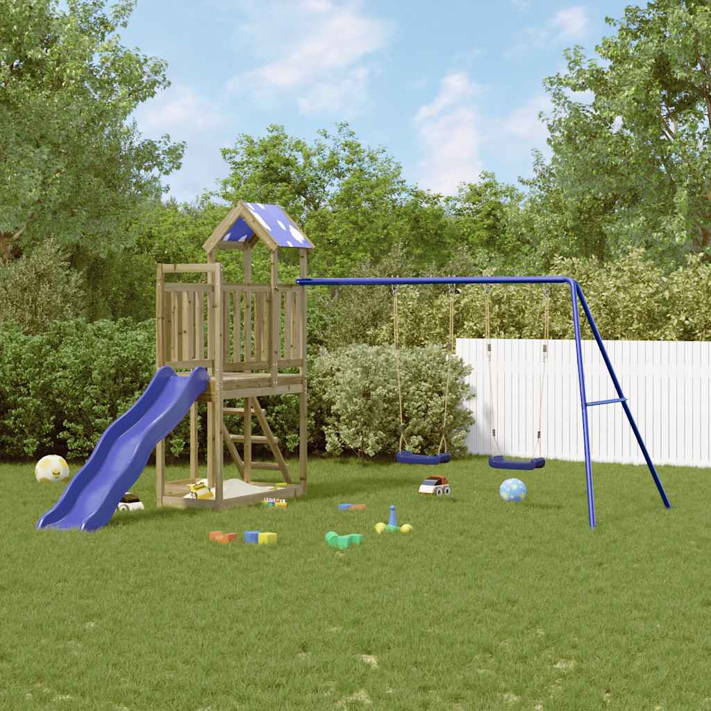 GAVALE Outdoor Playset Impregnated Wood - Pine