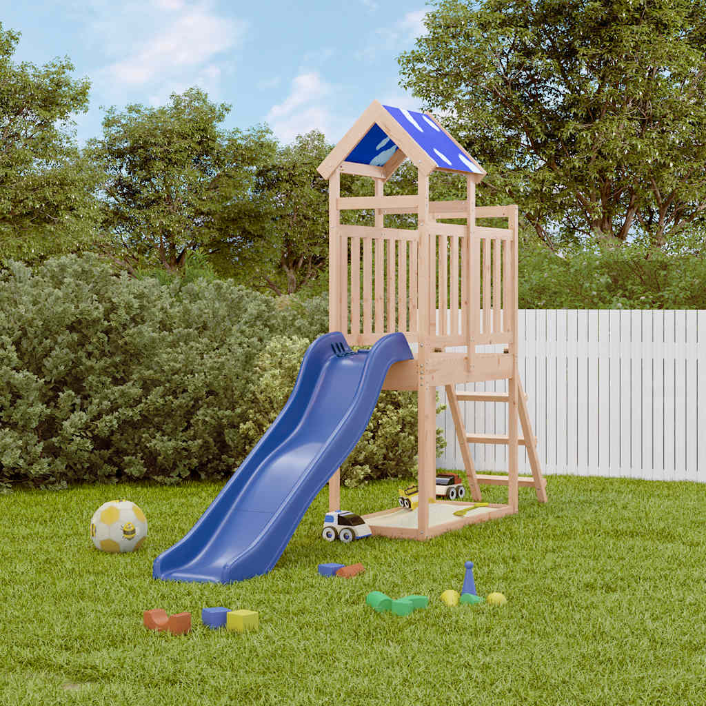 CAOMERE Outdoor Playset Solid Wood - Pine