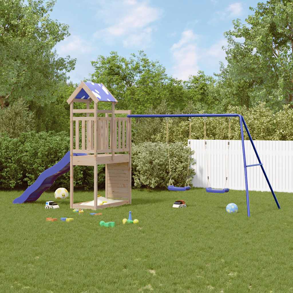 THNEST Outdoor Playset Solid Wood - Pine