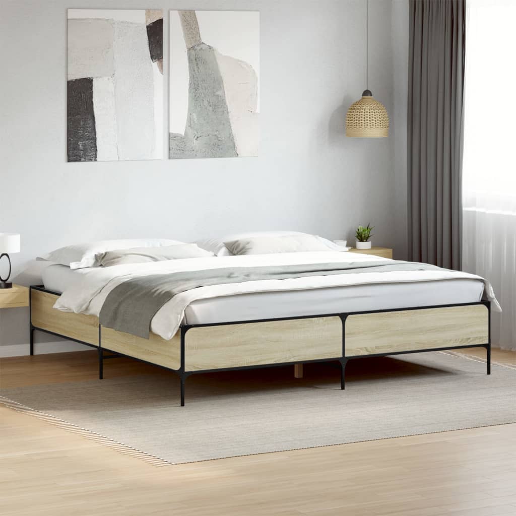 Bedframe Sonoma Oak 180x200cm Super King