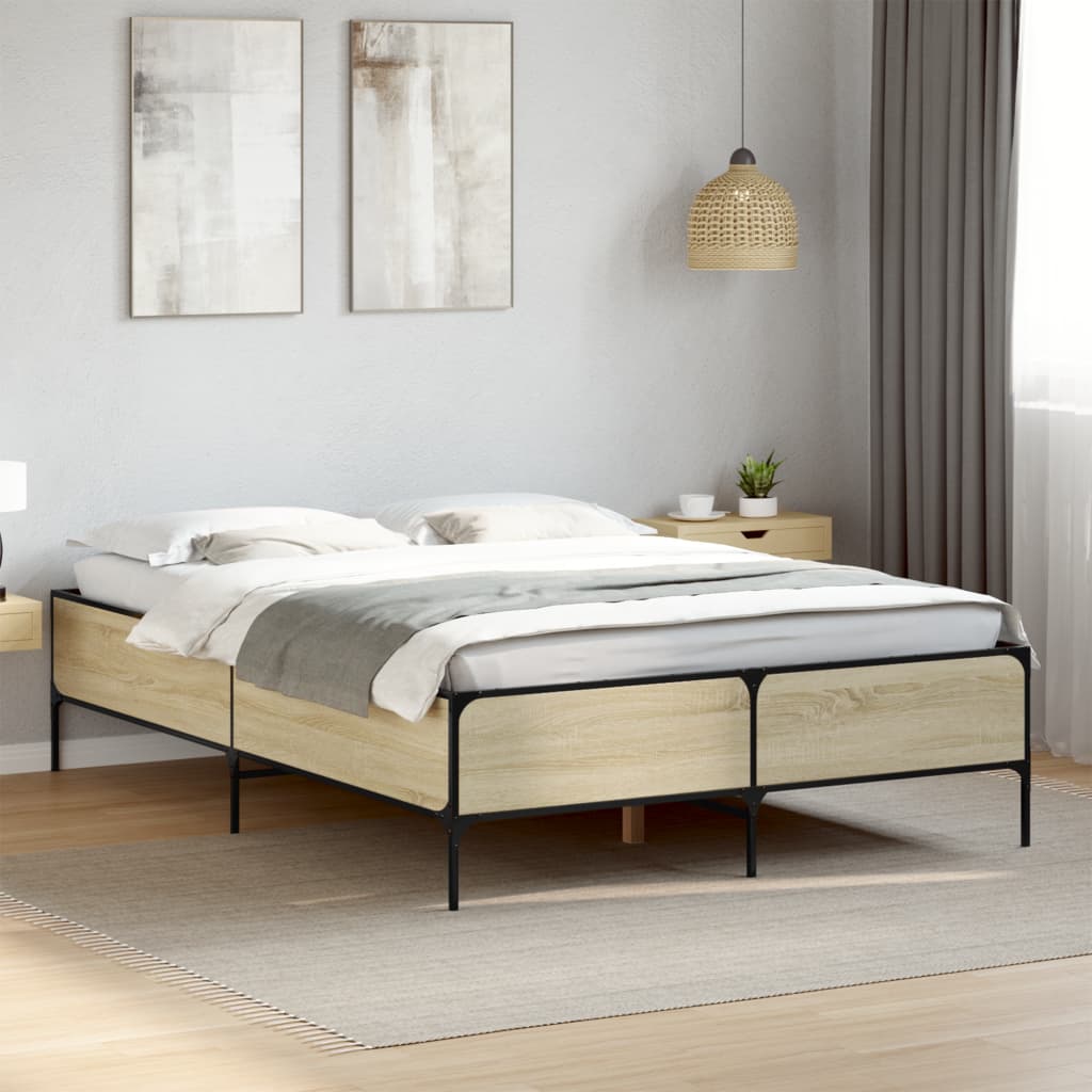 Bedframe Sonoma Oak 150x200cm King Size