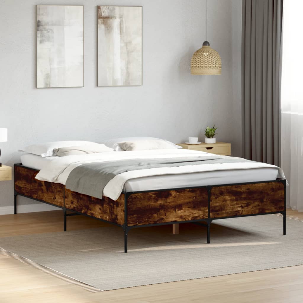 Bedframe Smoked Oak 150x200cm King Size