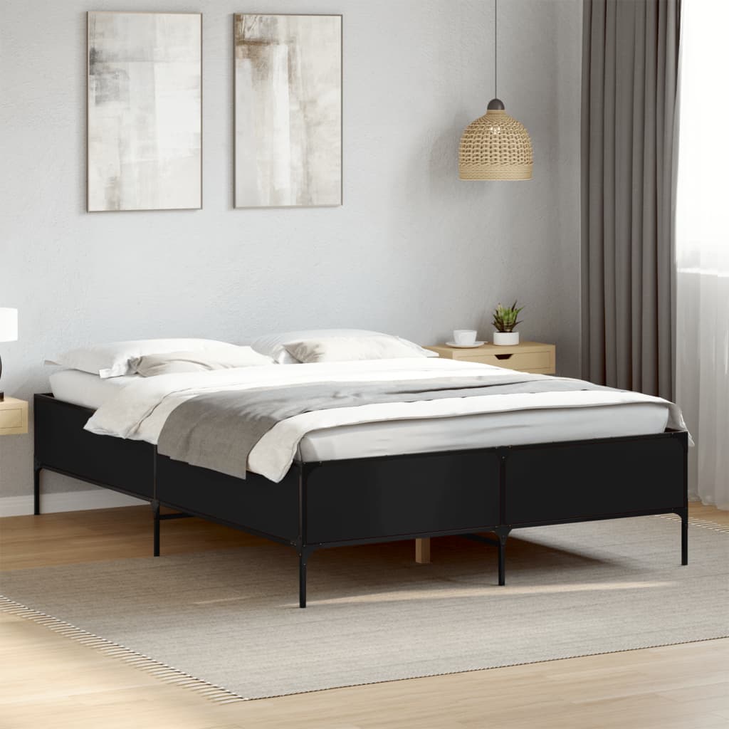 Bedframe Black 135x190cm Double