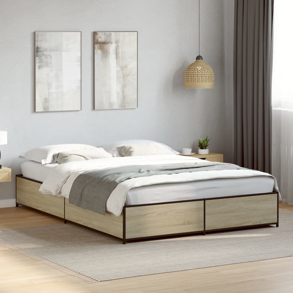 Bedframe Sonoma Oak 150x200cm King Size
