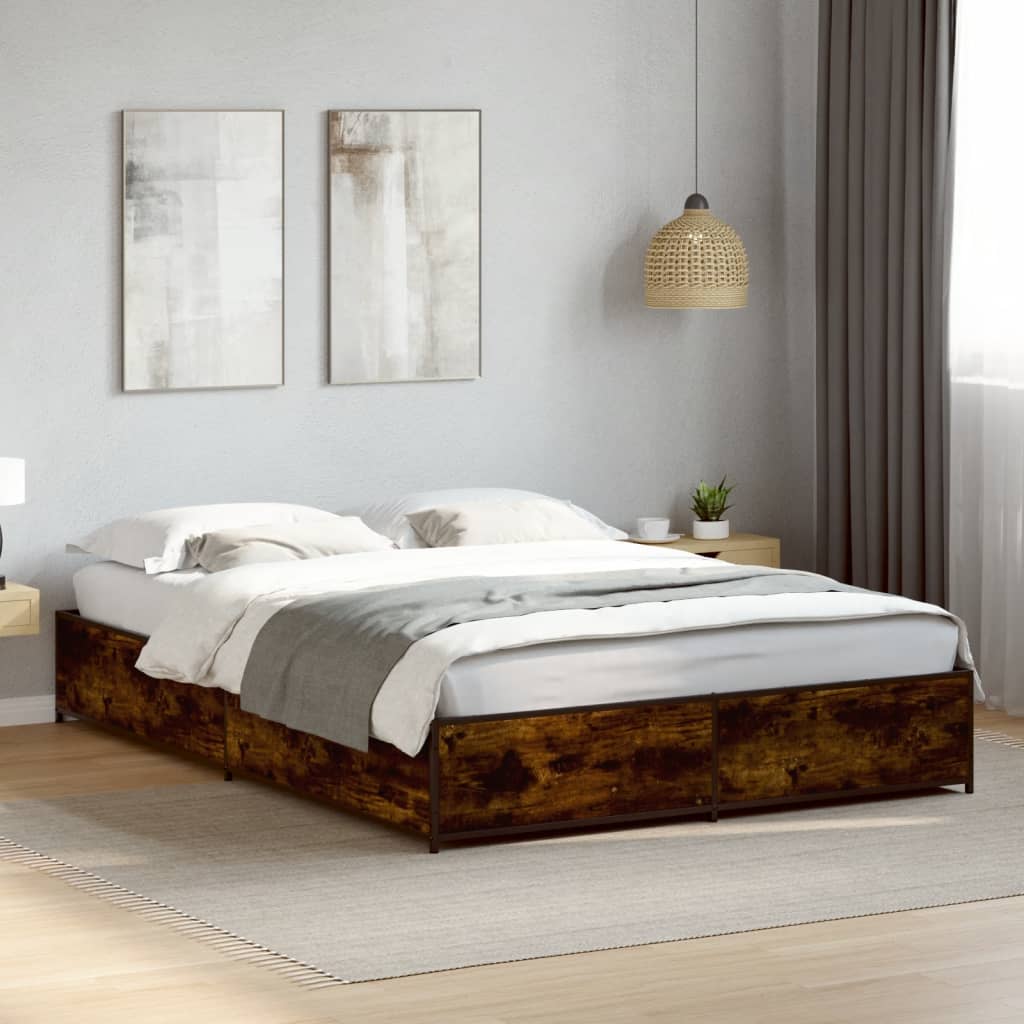 Bedframe Smoked Oak 140x200cm