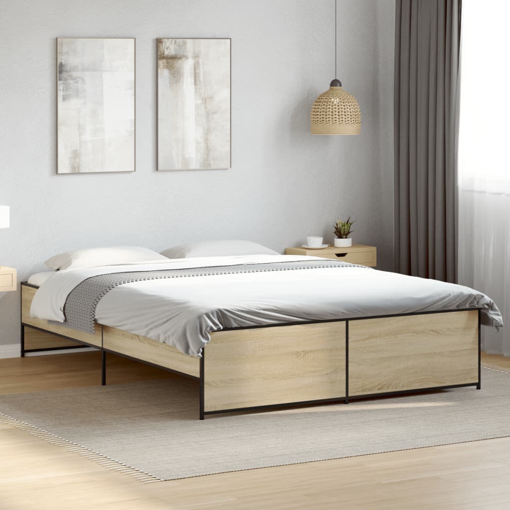 Bedframe Sonoma Oak 150x200cm King Size