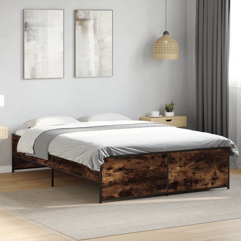 Bedframe Smoked Oak 140x190cm