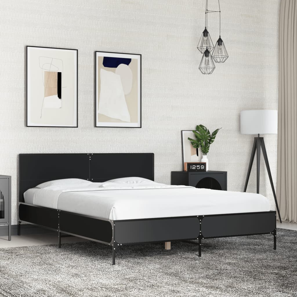 Bedframe Black 140x190cm