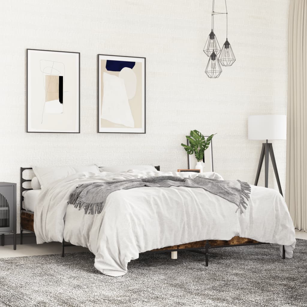 Bedframe Smoked Oak 150x200cm King Size