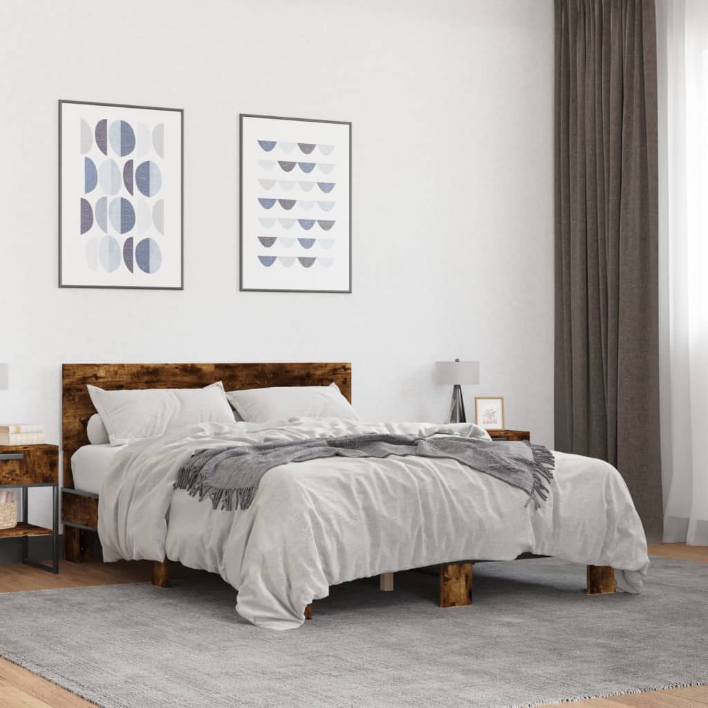 Bedframe Smoked Oak 120x200cm