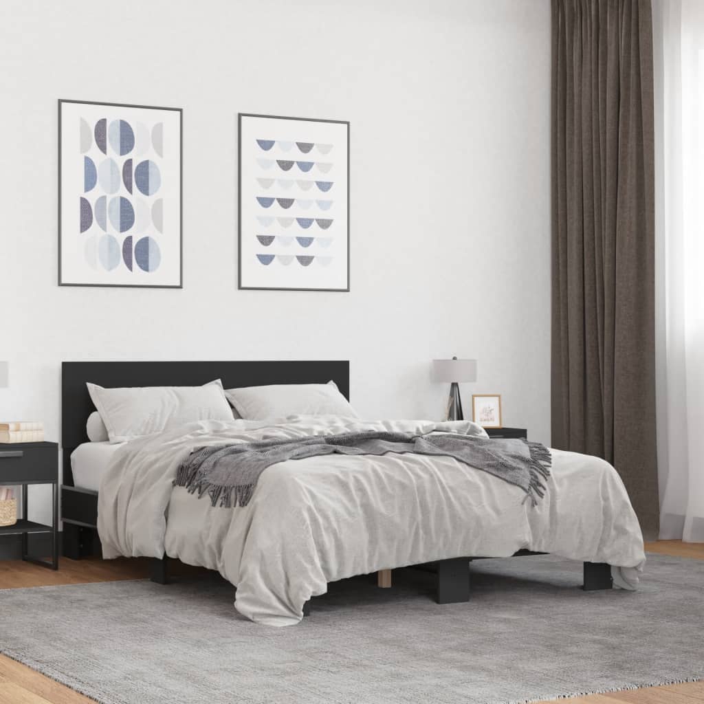Bedframe Black 120x190cm Small Double