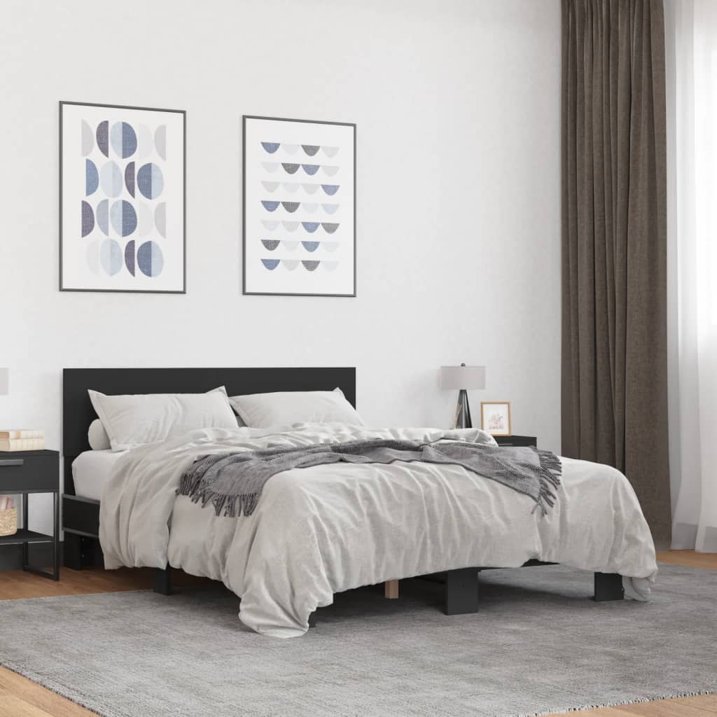 Bedframe Black 140x190cm