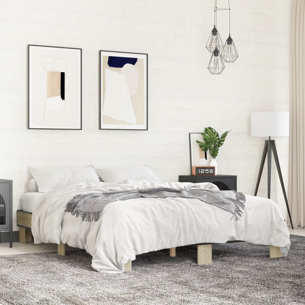 Bedframe Sonoma Oak 150x200cm King Size