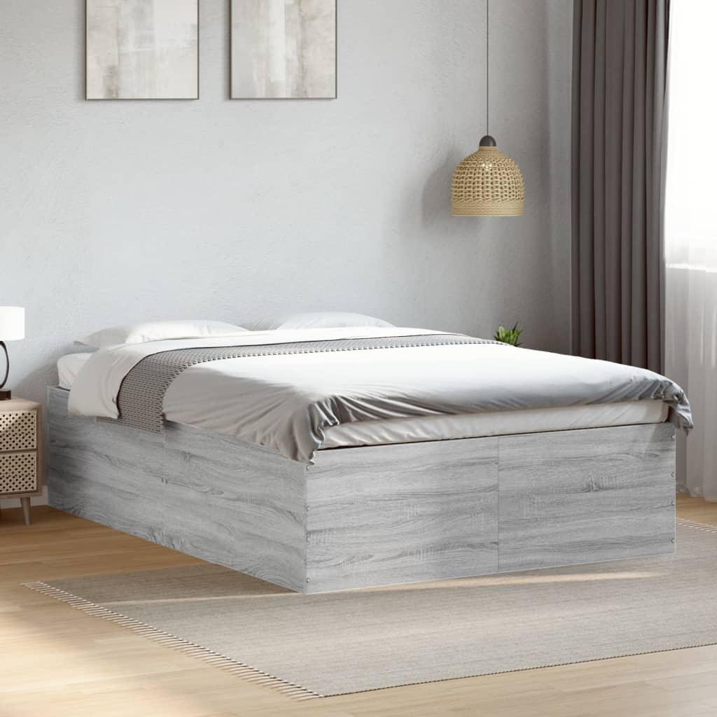 Bedframe Grey Sonoma 120x190cm Small Double
