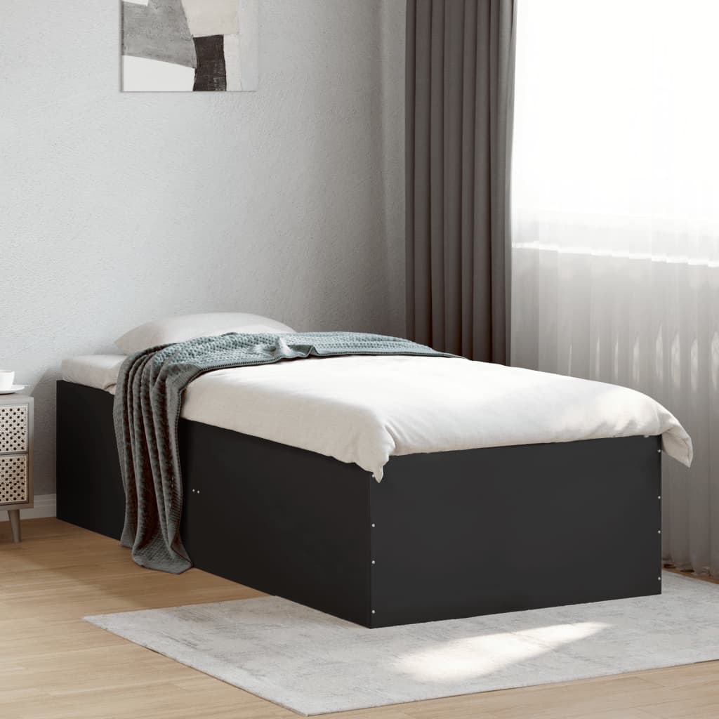 Bedframe Black 90x190cm Single