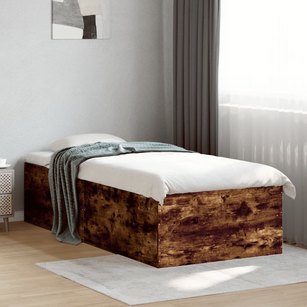 Bedframe Smoked Oak 90x190cm Single
