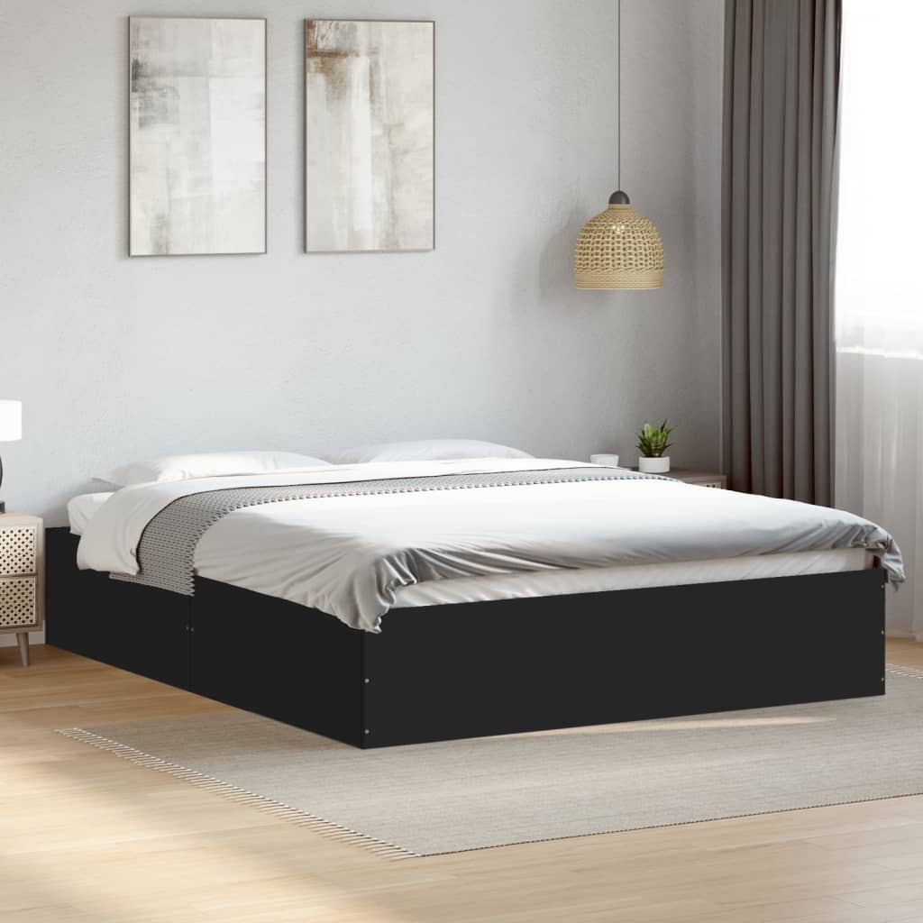 Bedframe Black 150x200cm King Size