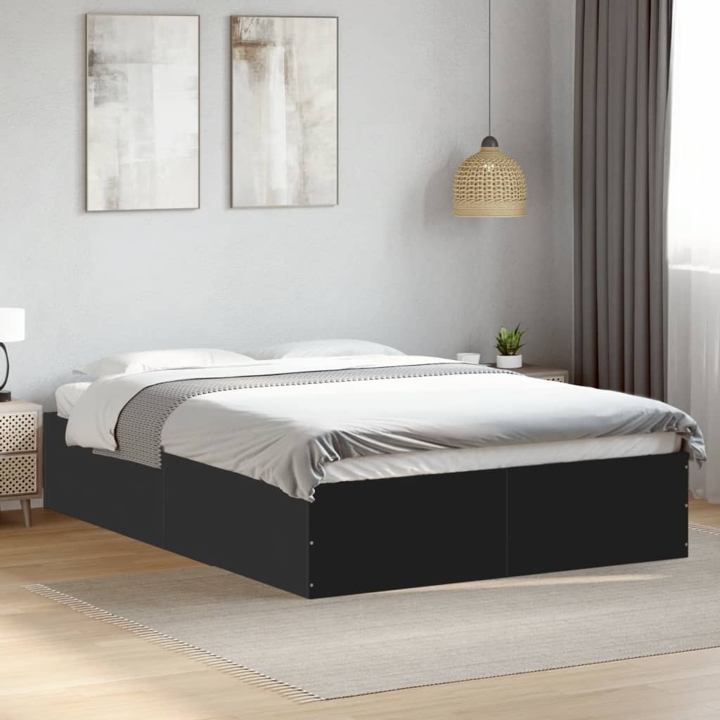 Bedframe Black 120x190cm Small Double