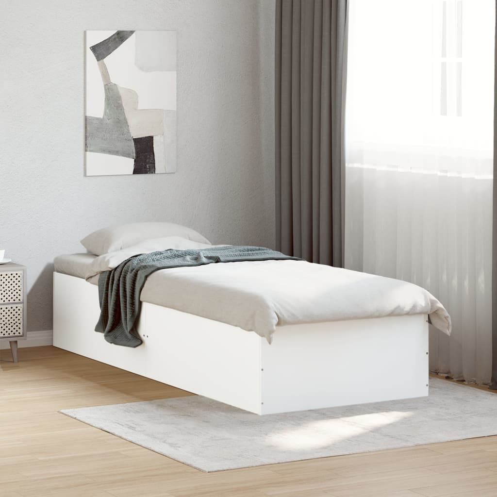 Bedframe White 90x200cm