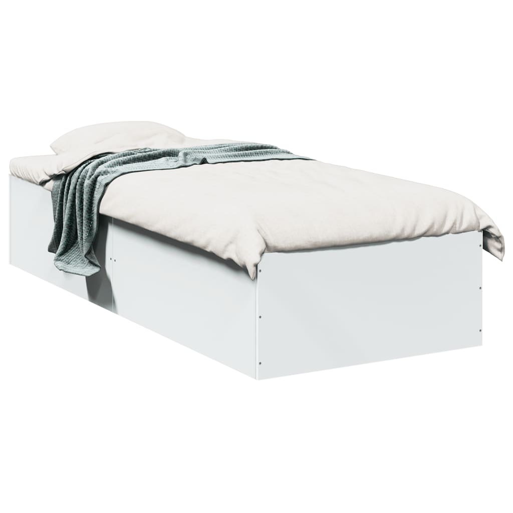 Bedframe White 90x190cm Single