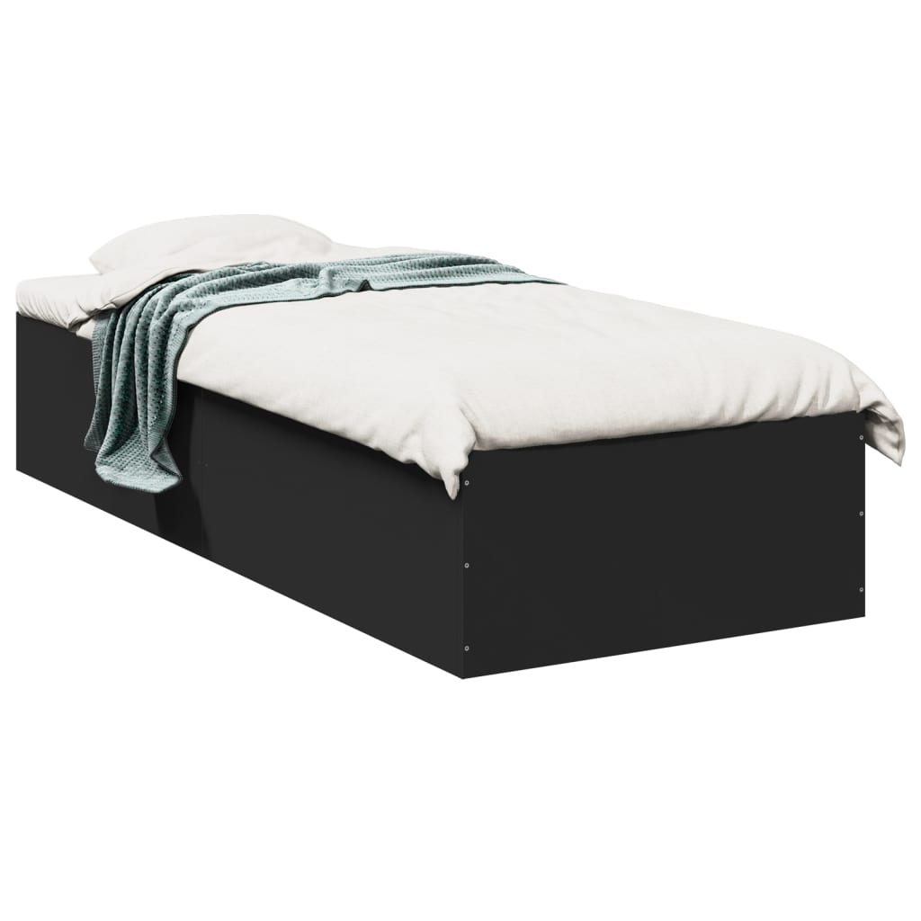 Bedframe Black 90x190cm Single
