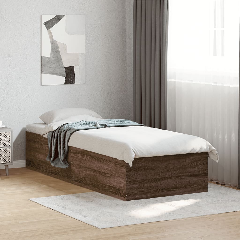 Bedframe Brown Oak 90x190cm Single