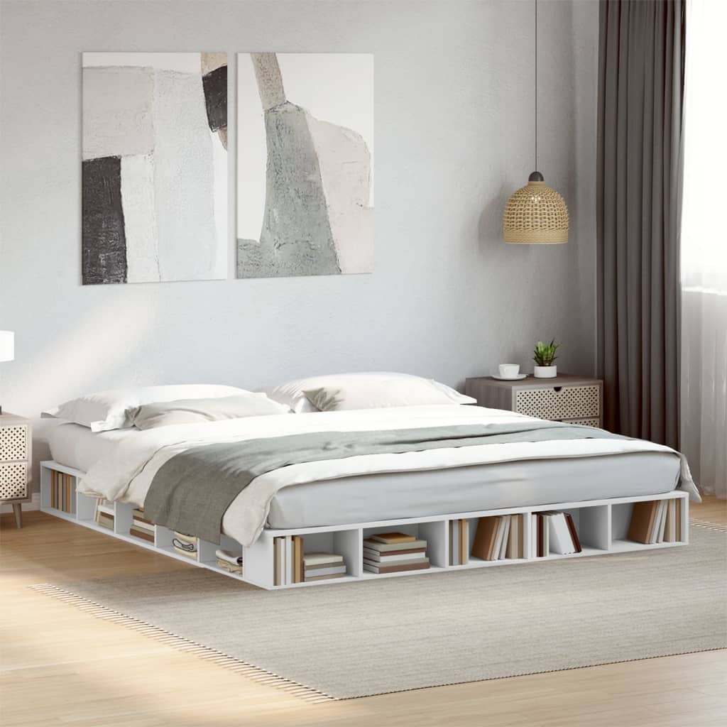 Bedframe White 180x200cm Super King