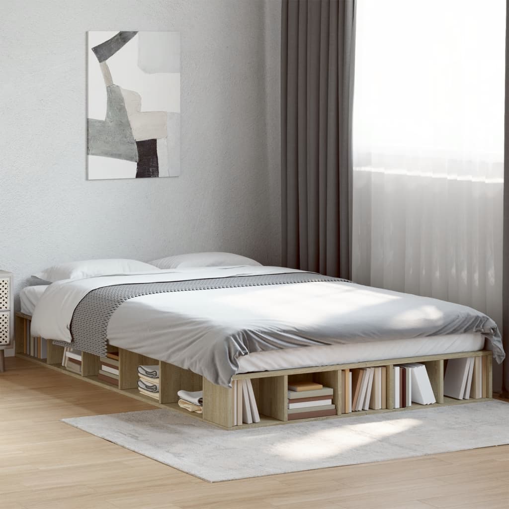 Bedframe Sonoma Oak 120x200cm
