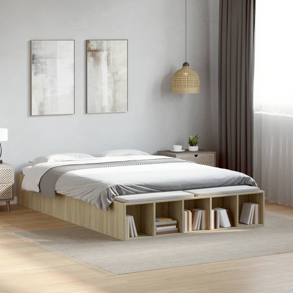 Bedframe Sonoma Oak 120x190cm Small Double