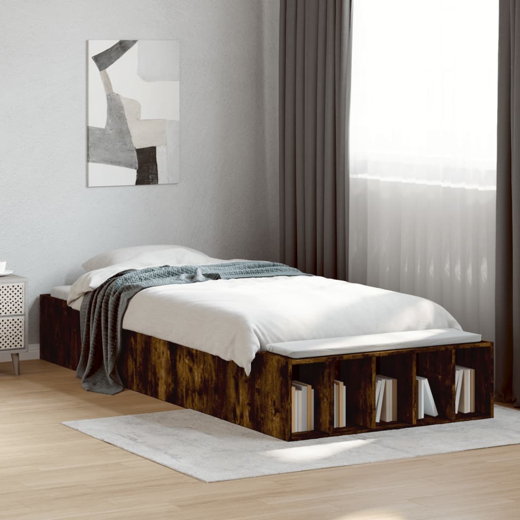 Bedframe Smoked Oak 100x200cm