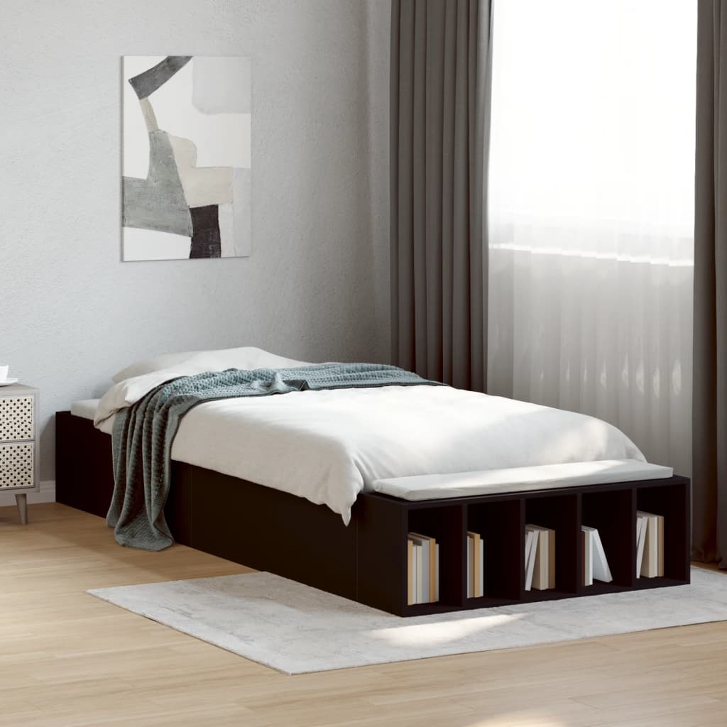 Bedframe Black 90x190cm Single