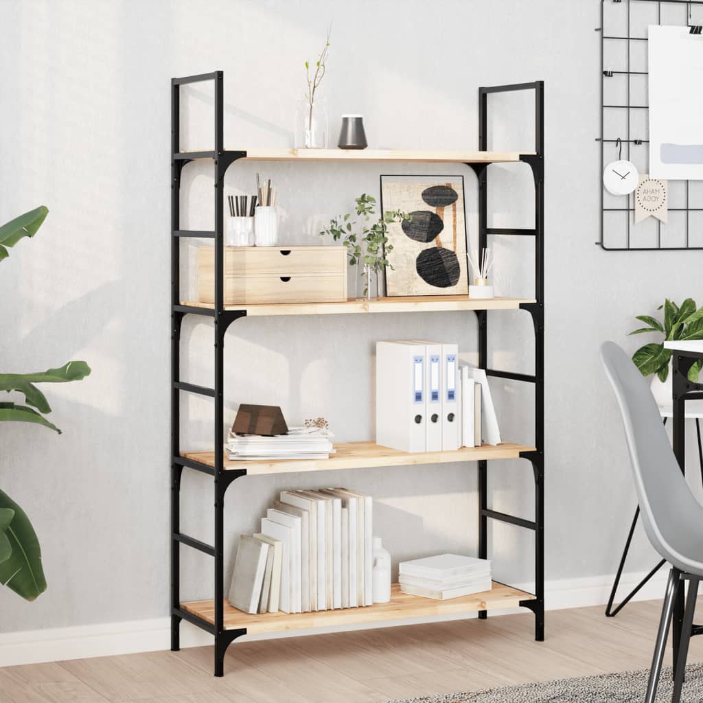 Floating Shelf 100x30x2 cm Untreated Solid Wood Acacia