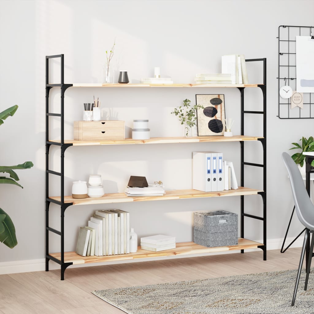 Floating Shelf 120x30x2 cm Untreated Solid Wood Acacia