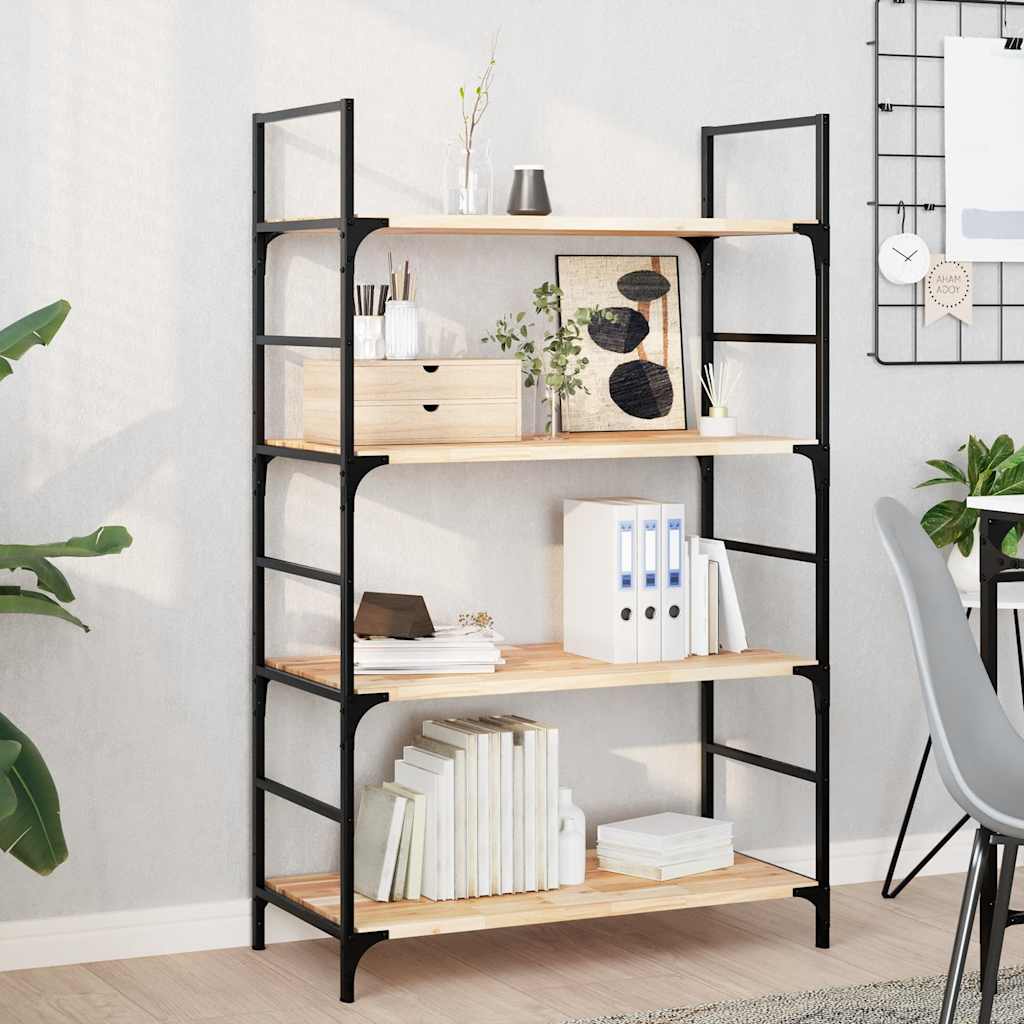 Floating Shelves 4 Pieces 80x40x2 cm Untreated Solid Wood Acacia