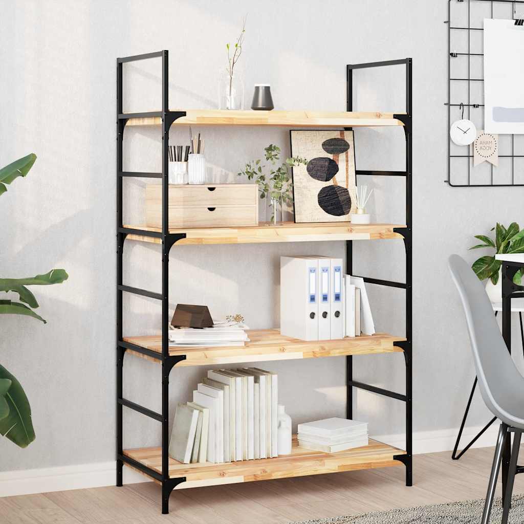 Floating Shelf 80x40x4 cm Untreated Solid Wood Acacia