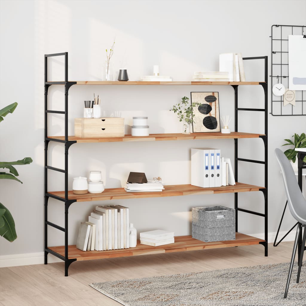 Floating Shelves 2 Pieces 160x40x2 cm Oil Finished Solid Wood Acacia