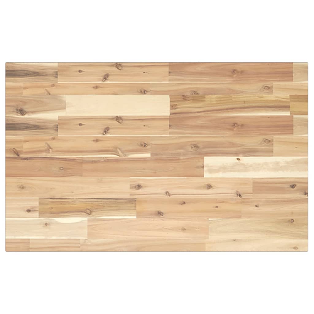 Bathroom Vanity Top Untreated 80x50x2 cm Solid Wood Acacia
