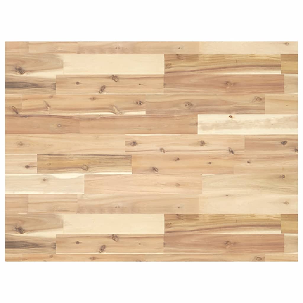 Bathroom Vanity Top Untreated 100x60x4 cm Solid Wood Acacia